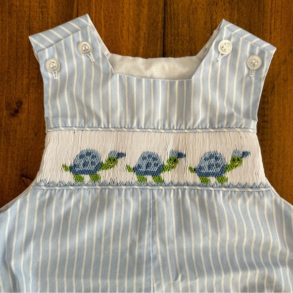 The Bailey Boys | Turtle Time Bubble Romper - Picture 3 of 7